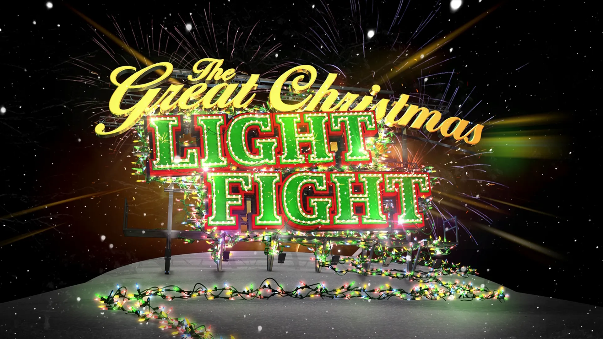 Logo for The Great Christmas Light Fight.
