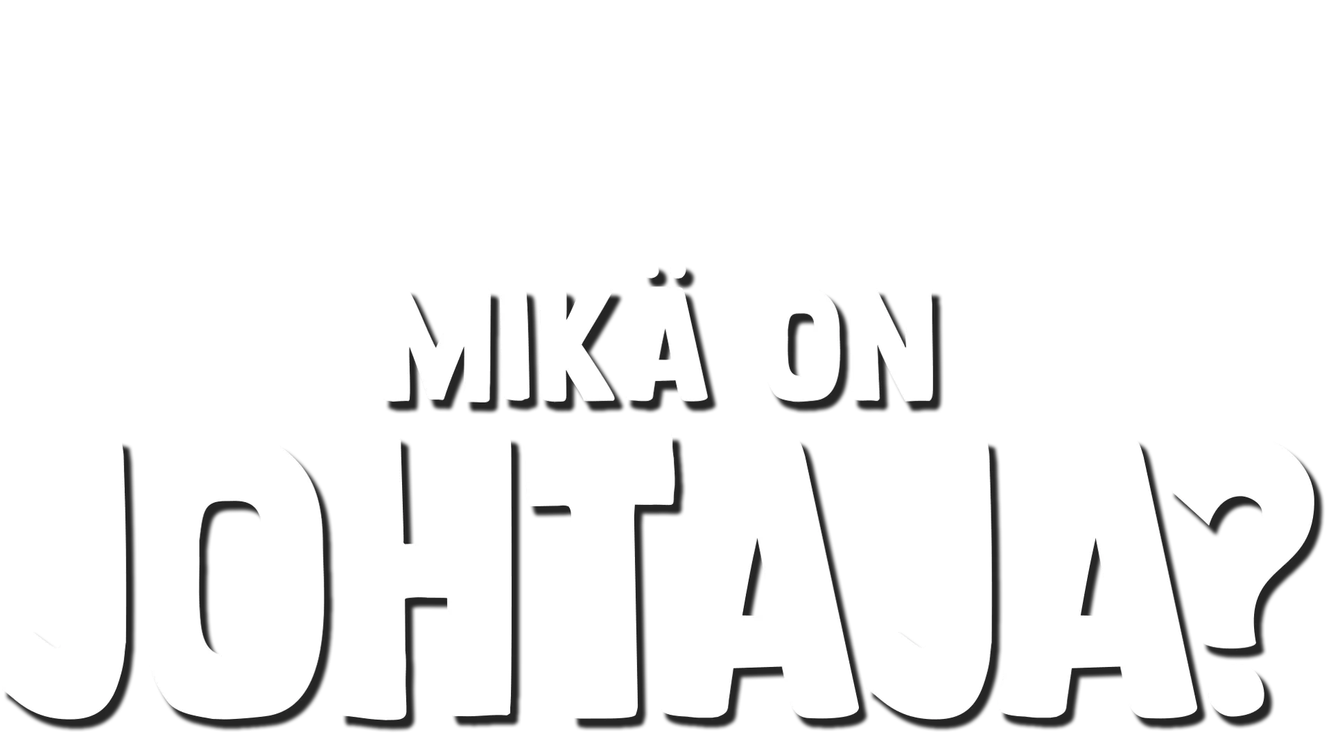Kahveli kysyy: Mikä on johtaja?