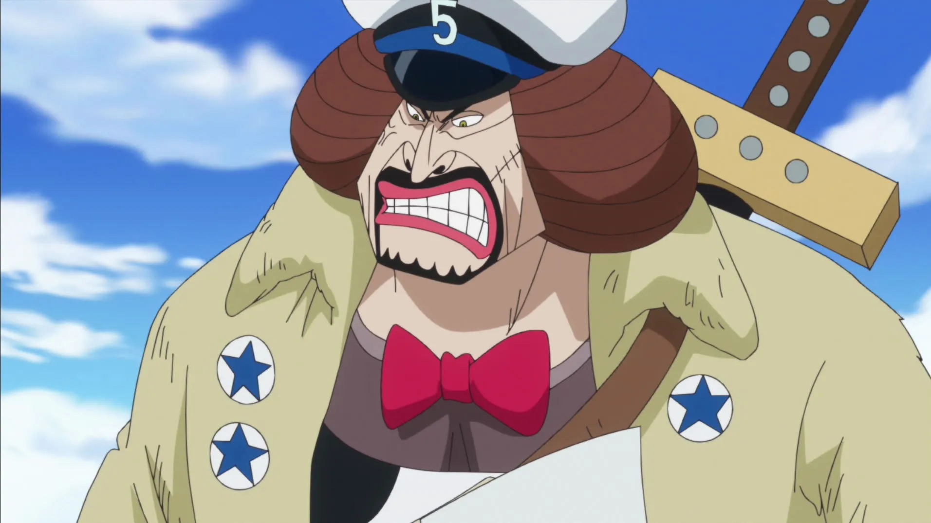 thumbnail - Punk Hazard: E599 (Dub) Shocking! The True Identity of the Mystery Man Vergo!