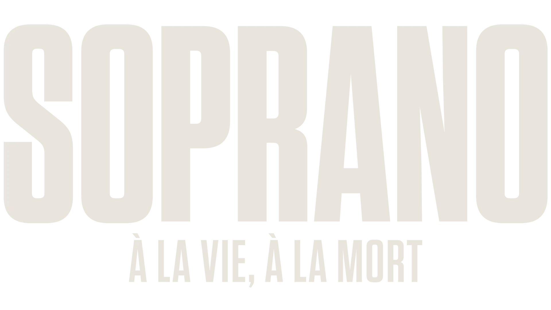 Soprano : À la vie, à la mort