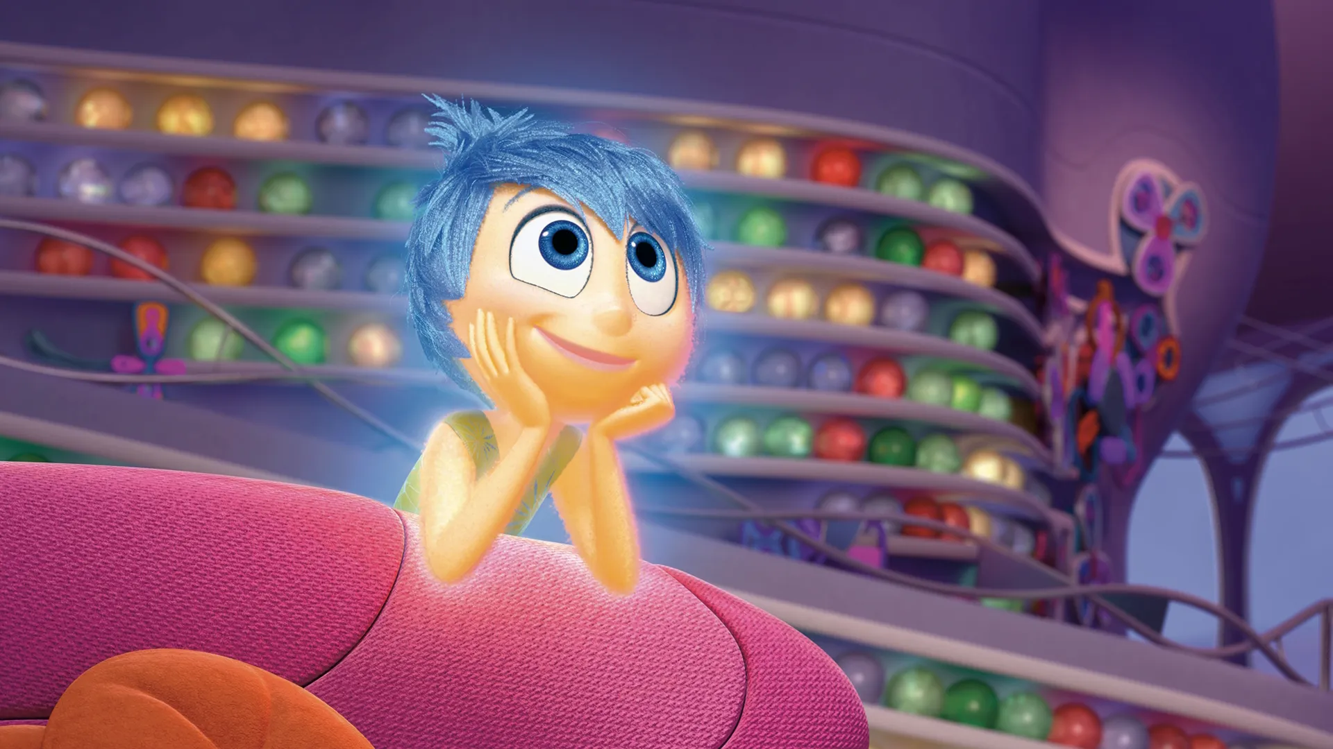 Alegria em Divertida Mente, da Disney e Pixar
