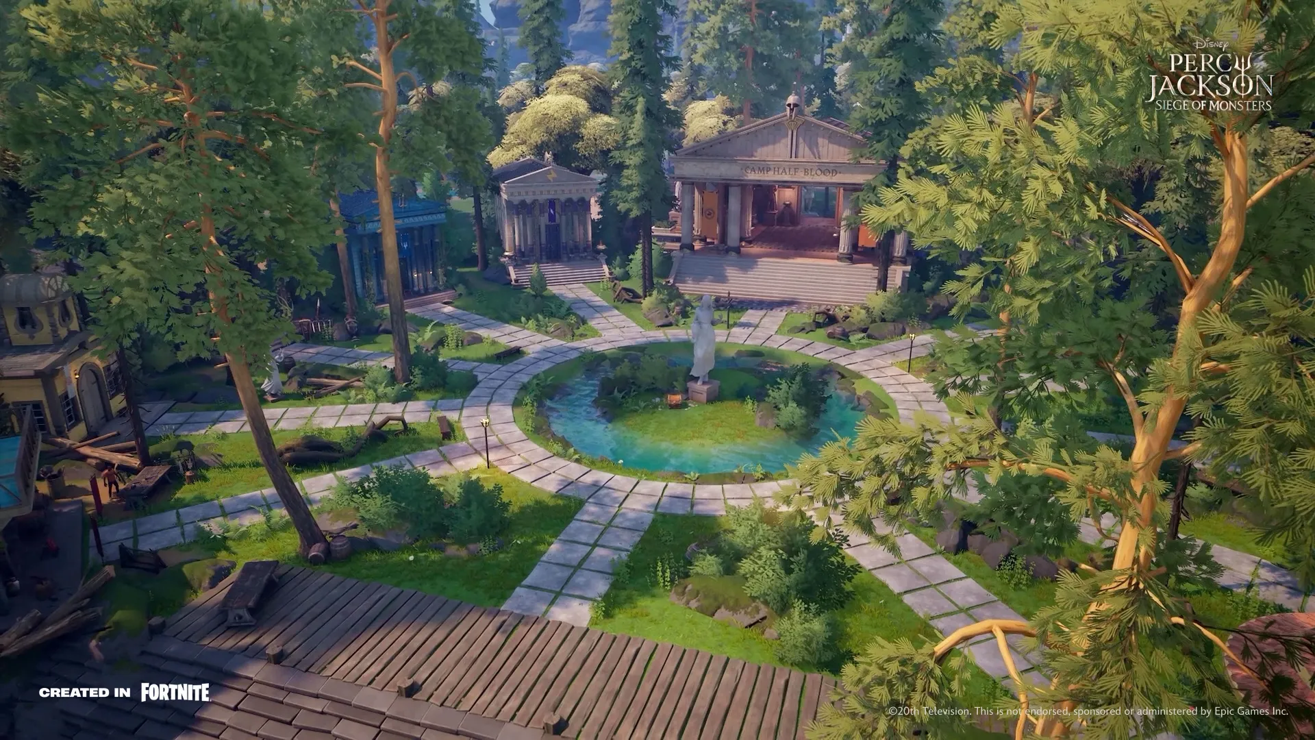 An in-game image from Percy Jackson: Siege of Monsters