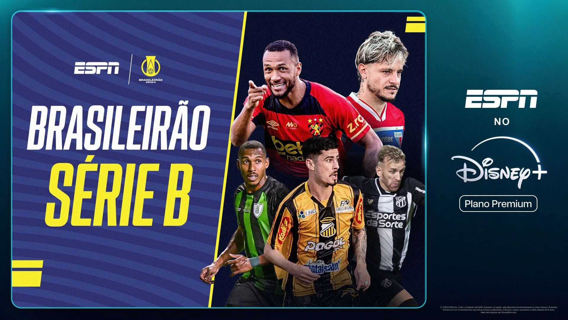 Brasileirão Série B, ESPN no Disney+