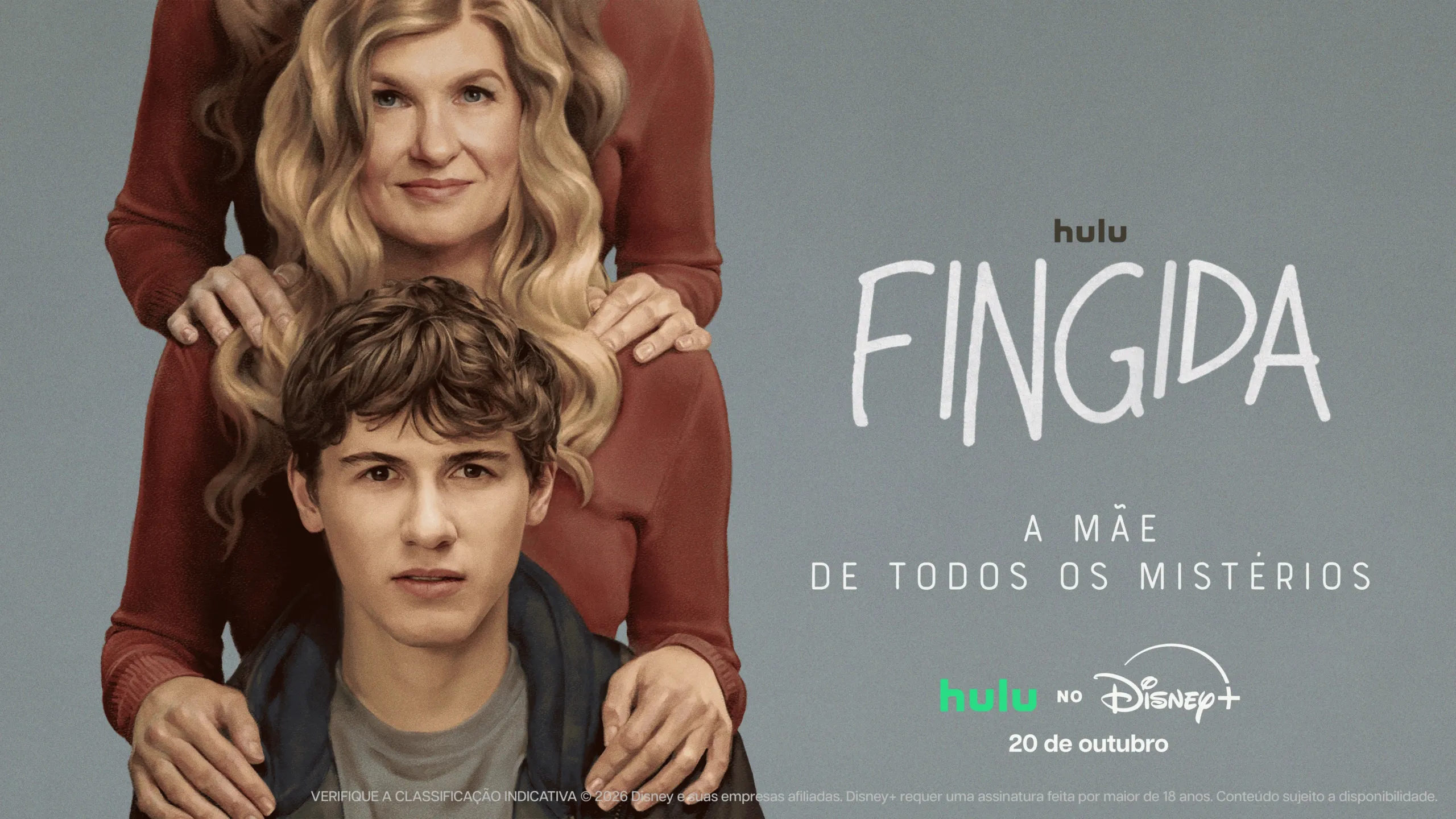 Imagem promocional da série Fingida