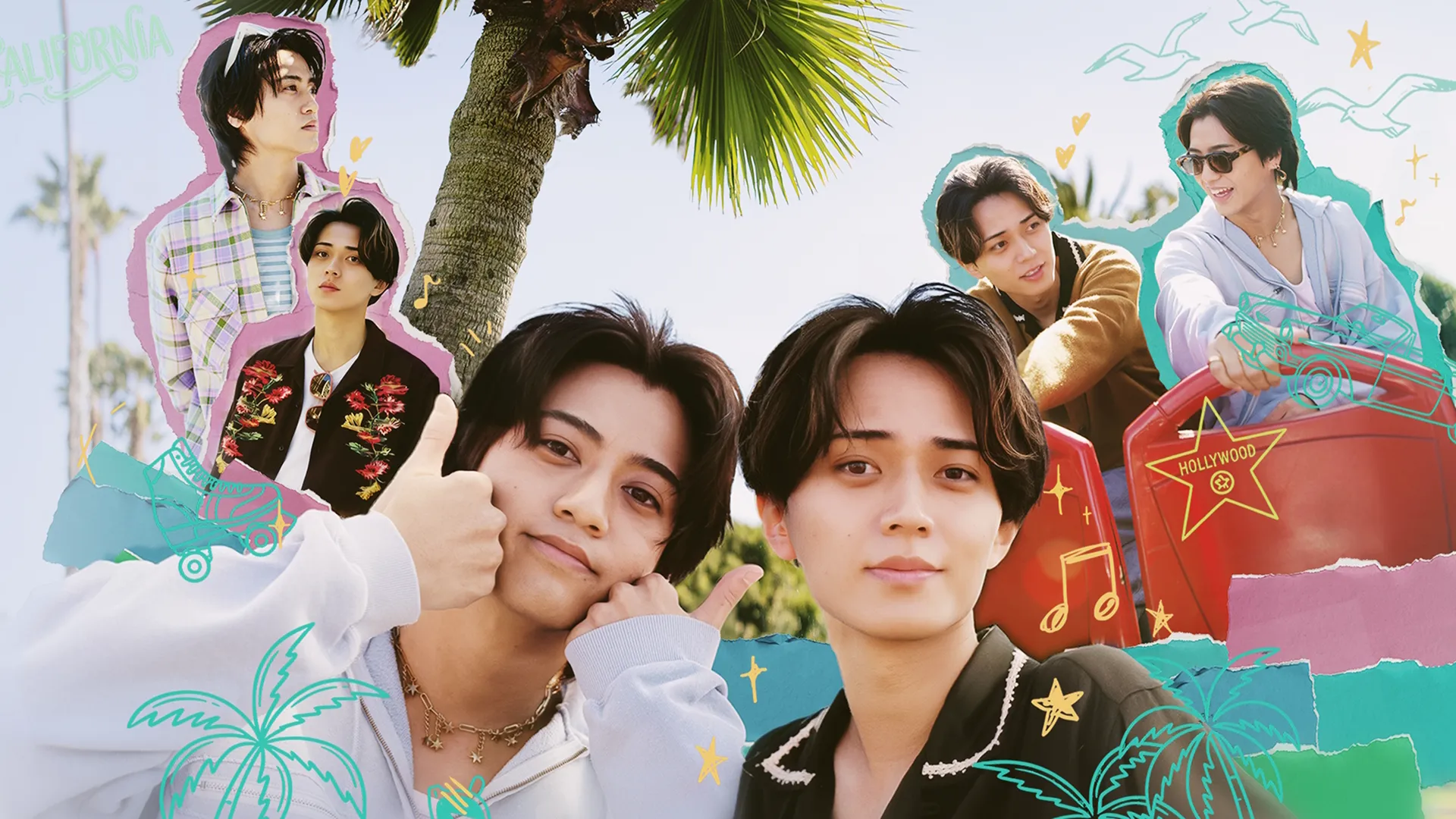 This image features Ren Nagase and Kaito Takahashi of the Japanese pop group King & Prince
