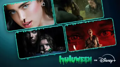 A grid showing featured titles in the horror watch guide including The Substance and Send Help.