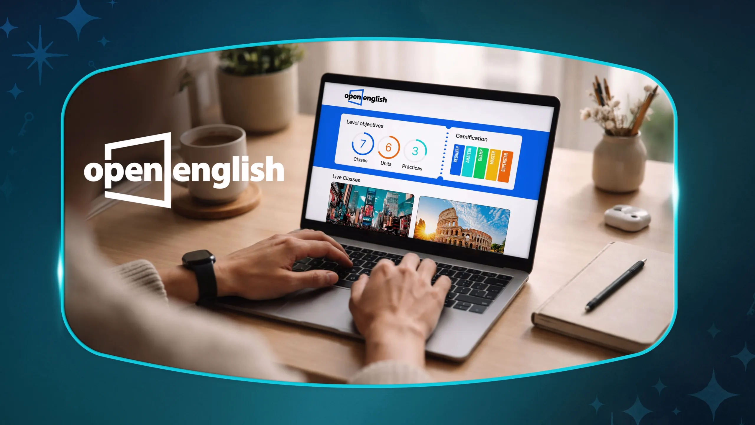 Imágen promocional de Open English