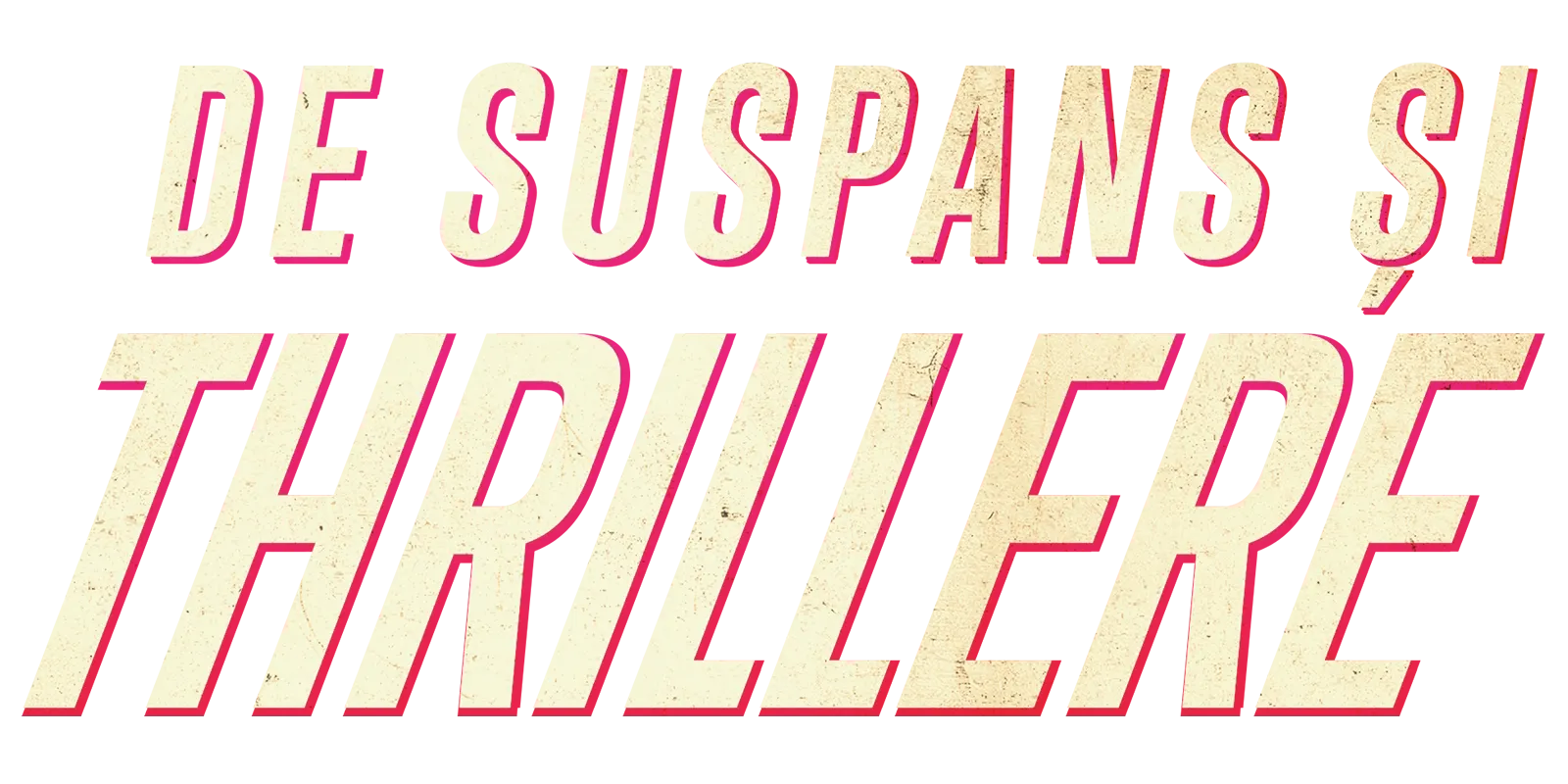 De suspans și thrillere