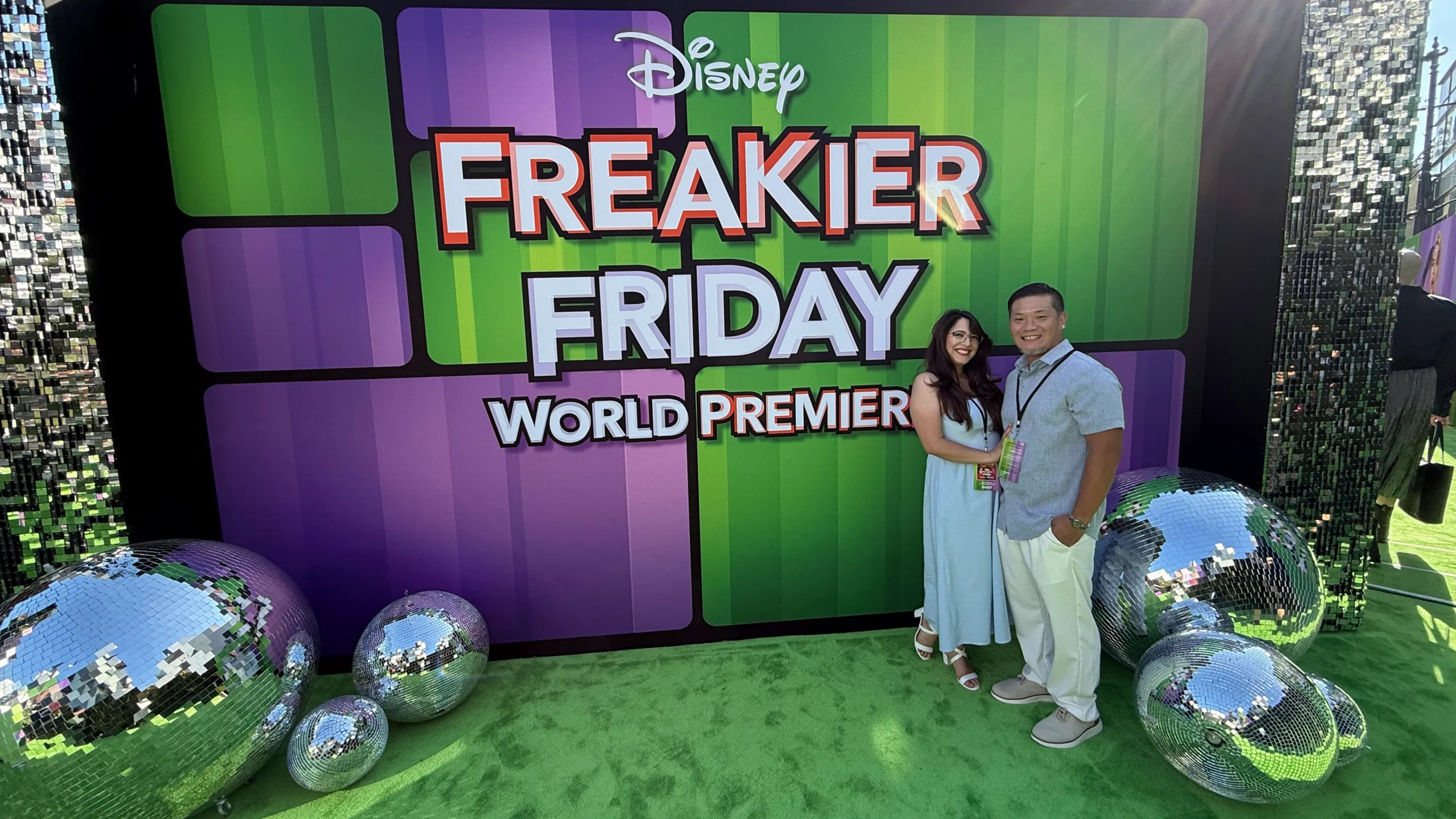 Johnny V. at the Freakier Friday premier