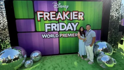 Johnny V. at the Freakier Friday premier