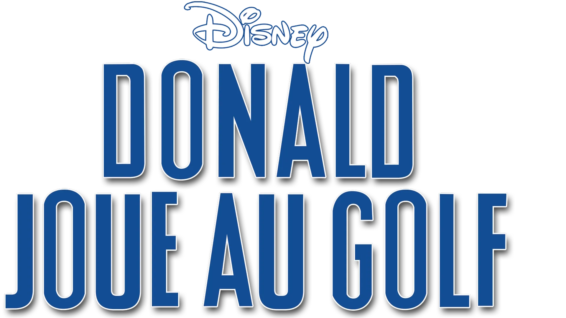 Donald joue au golf