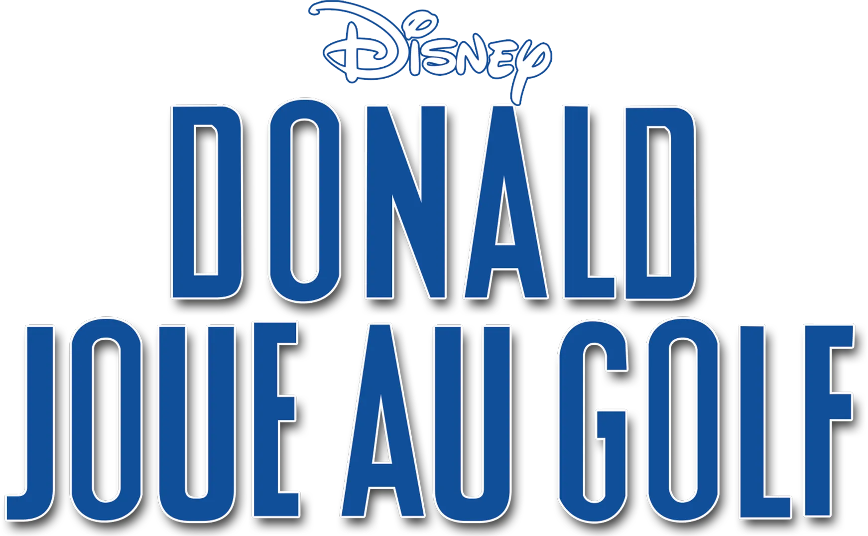 Donald joue au golf