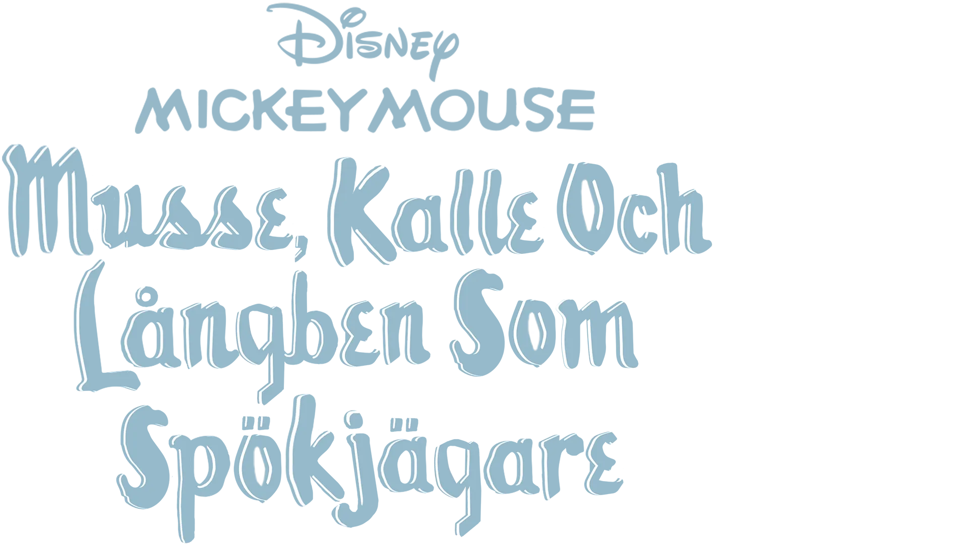 Musse, Kalle och Långben som spökjägare