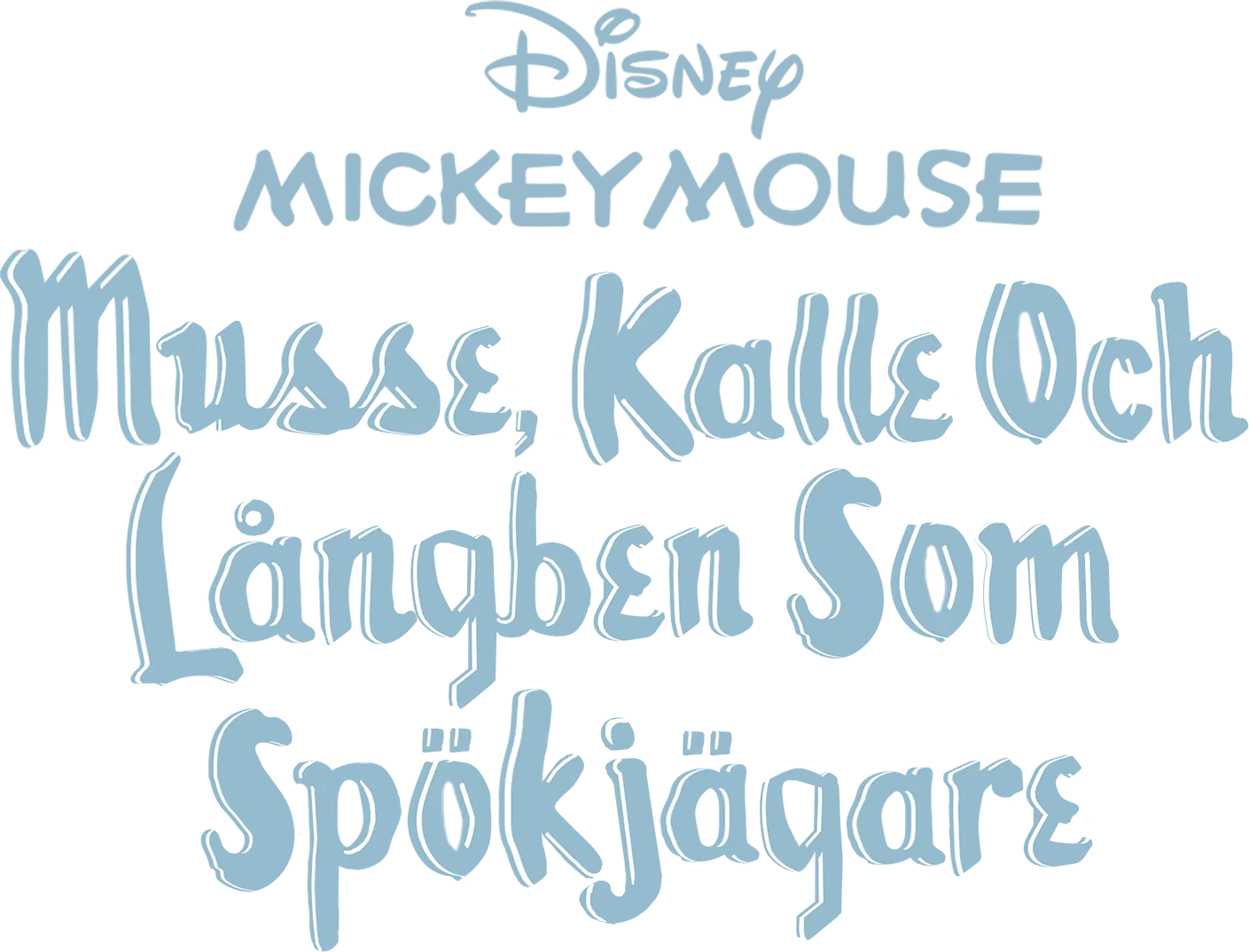 Musse, Kalle och Långben som spökjägare