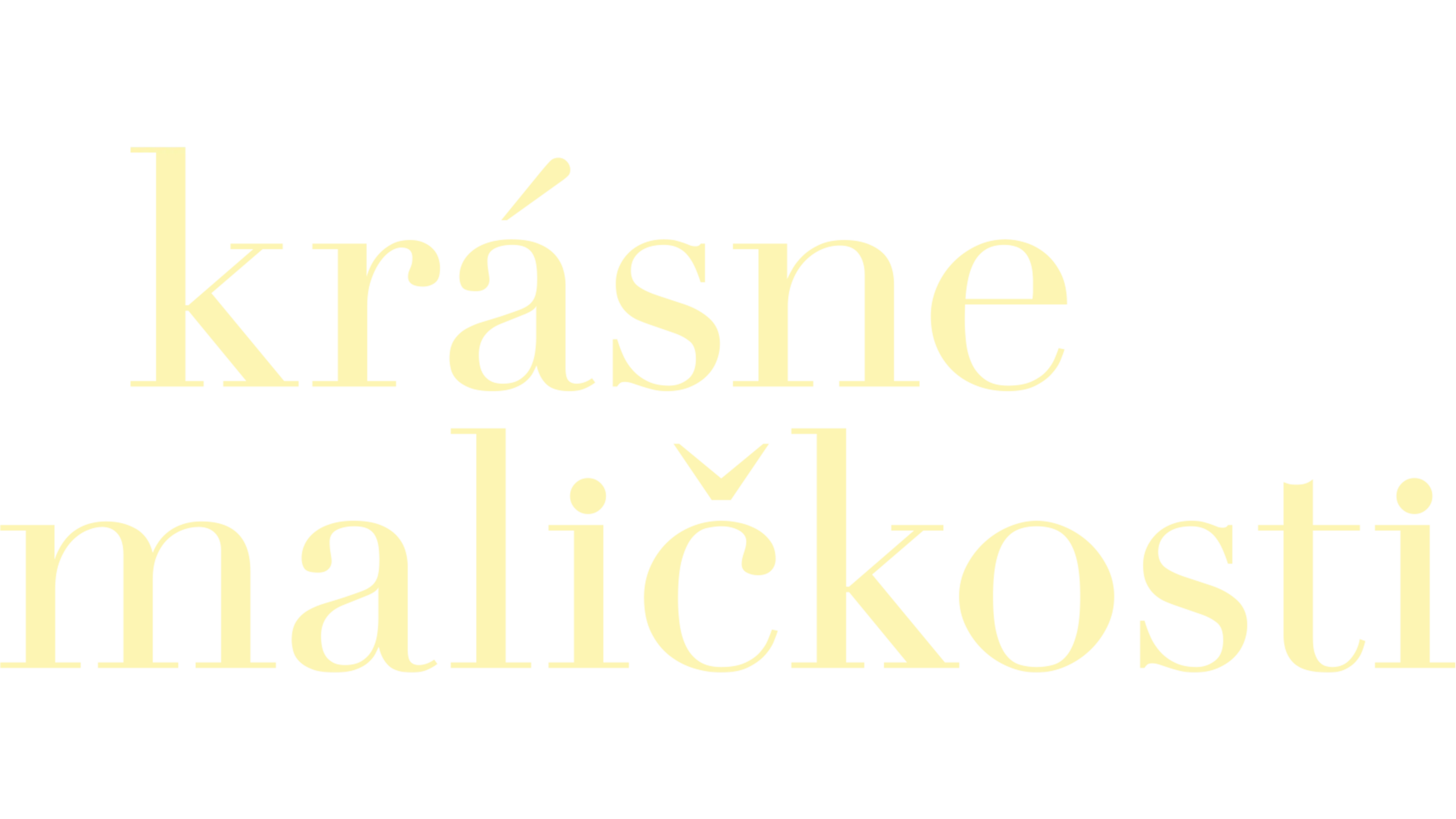 Krásne maličkosti