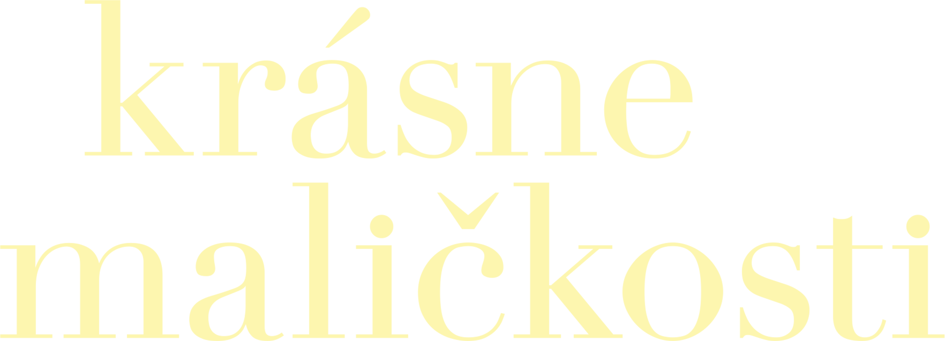 Krásne maličkosti