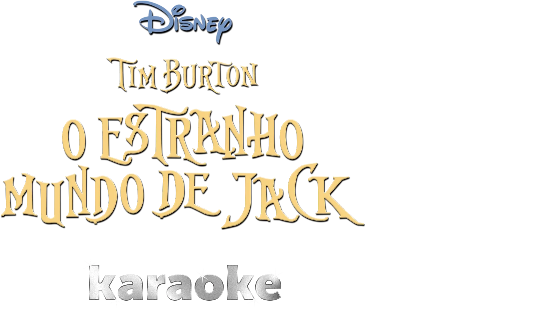 Tim Burton O Estranho Mundo de Jack  karaoke