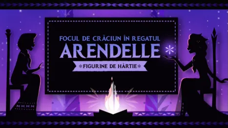 thumbnail - Focul de Crăciun În Regatul Arendelle: Figurine de Hârtie