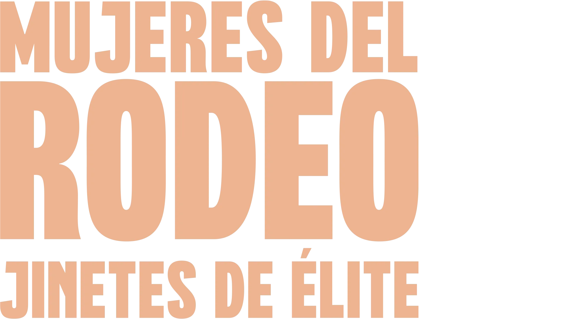 Mujeres del rodeo: jinetes de élite