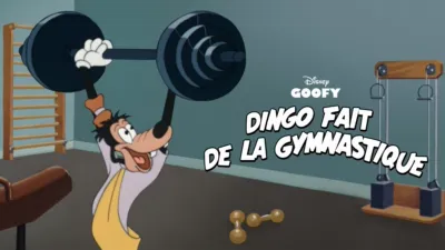 Dingo fait de la gymnastique