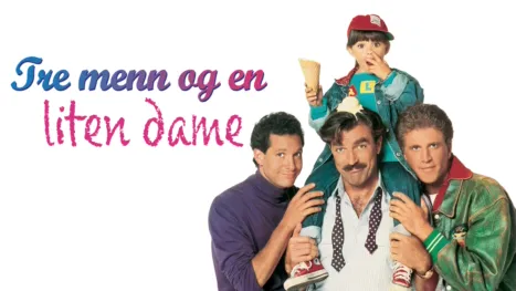 thumbnail - Tre menn og en liten dame