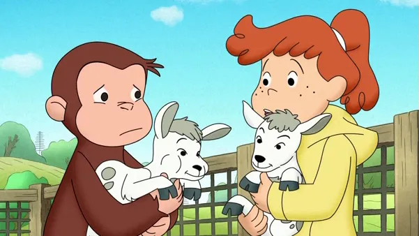 thumbnail - S7:E6 George and Allie's Lawn Service / Curious George's Scavenger Hunt