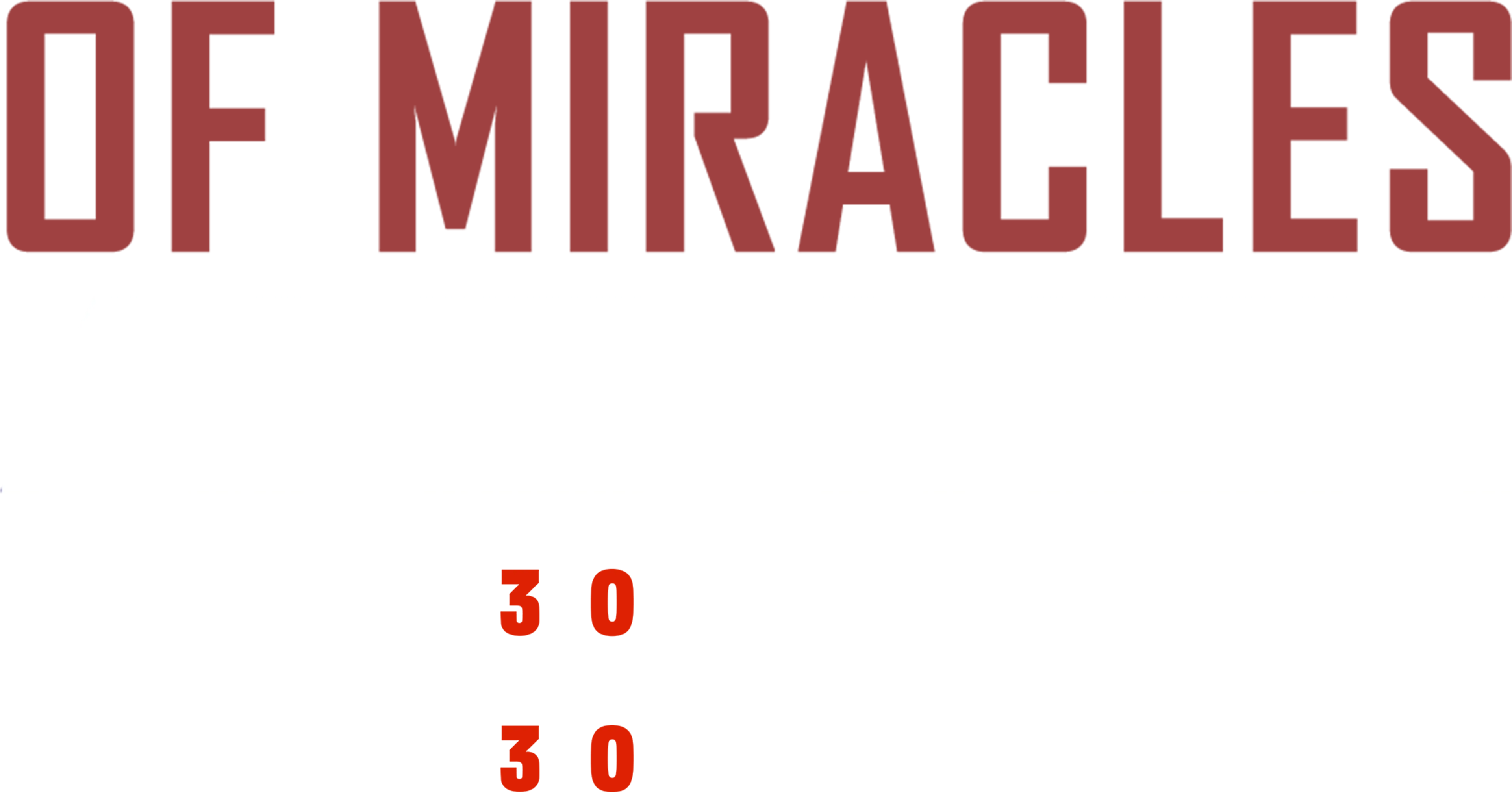 Of Miracles and Men