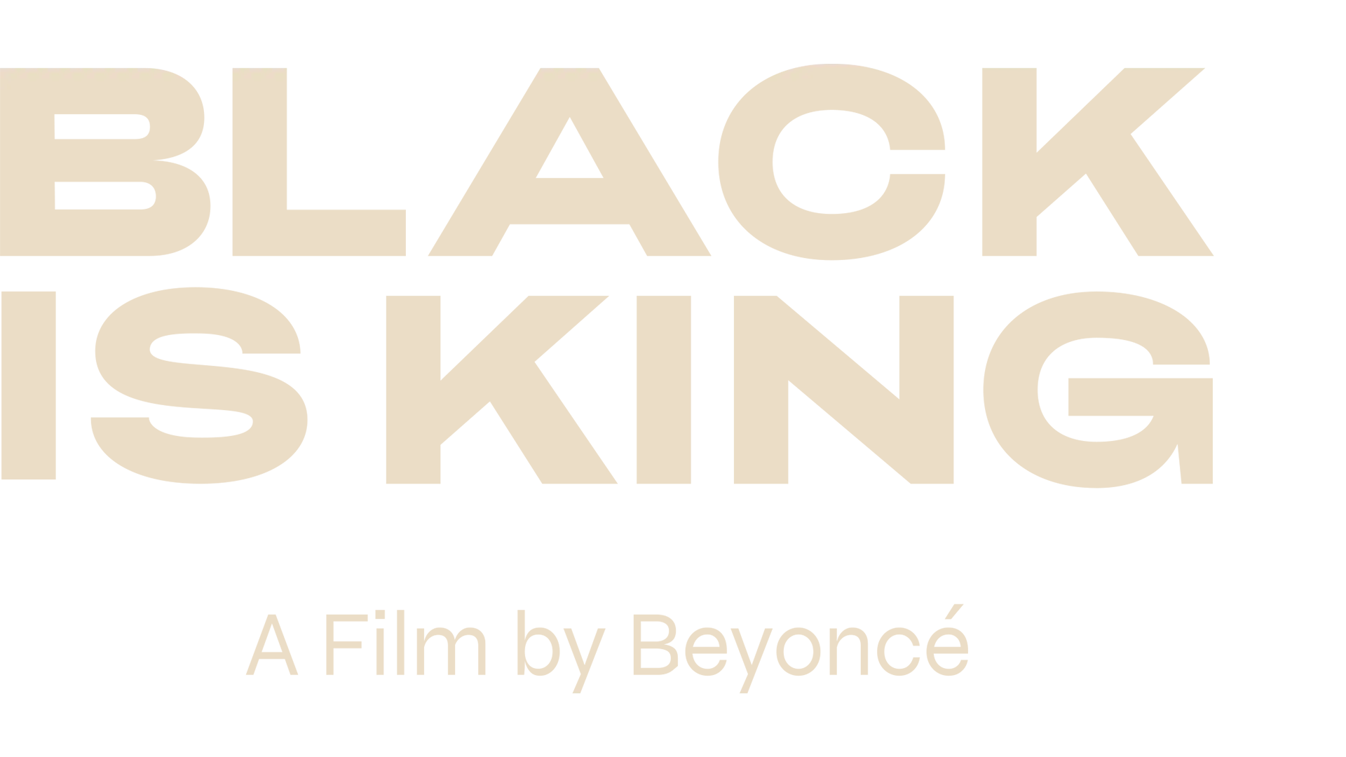 Black Is King