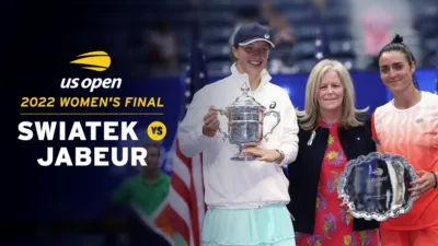 thumbnail - 2022 Women's Final: I. Swiatek vs. O. Jabeur