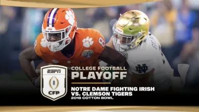 thumbnail - 2019 Cotton Bowl: Notre Dame vs. Clemson