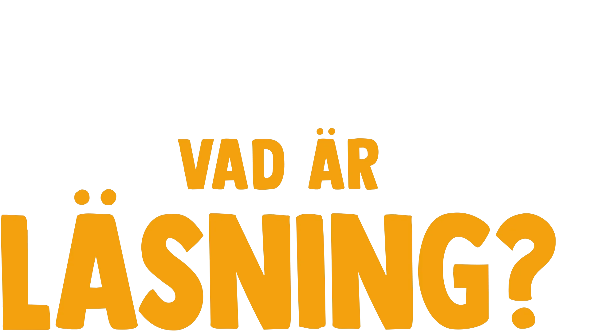 Gaffe ställer en fråga: Vad är läsning?