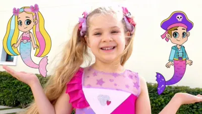 thumbnail - S2:E1 Diana Becomes a Mermaid Princess!