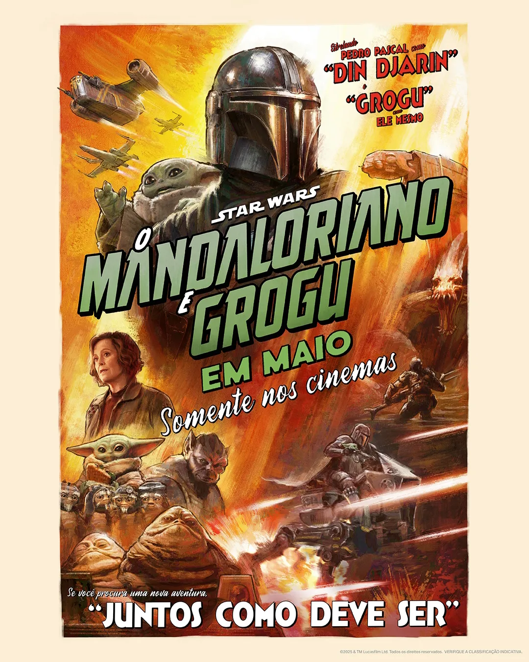 Poster do filme O Mandaloriano e Grogu