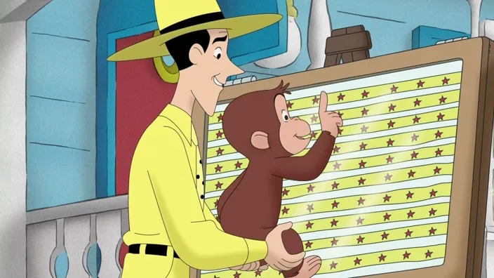 thumbnail - S8:E4 Curious George Goes for 100 / Fearless George