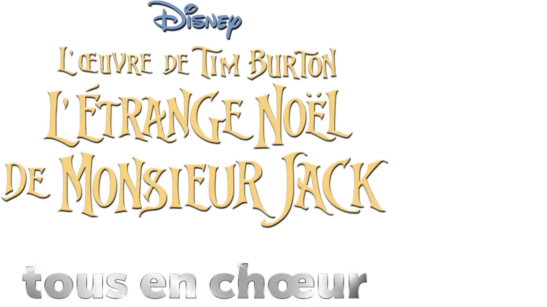 L’Œuvre de Tim Burton L’Étrange Noël de Monsieur Jack  tous en chœur