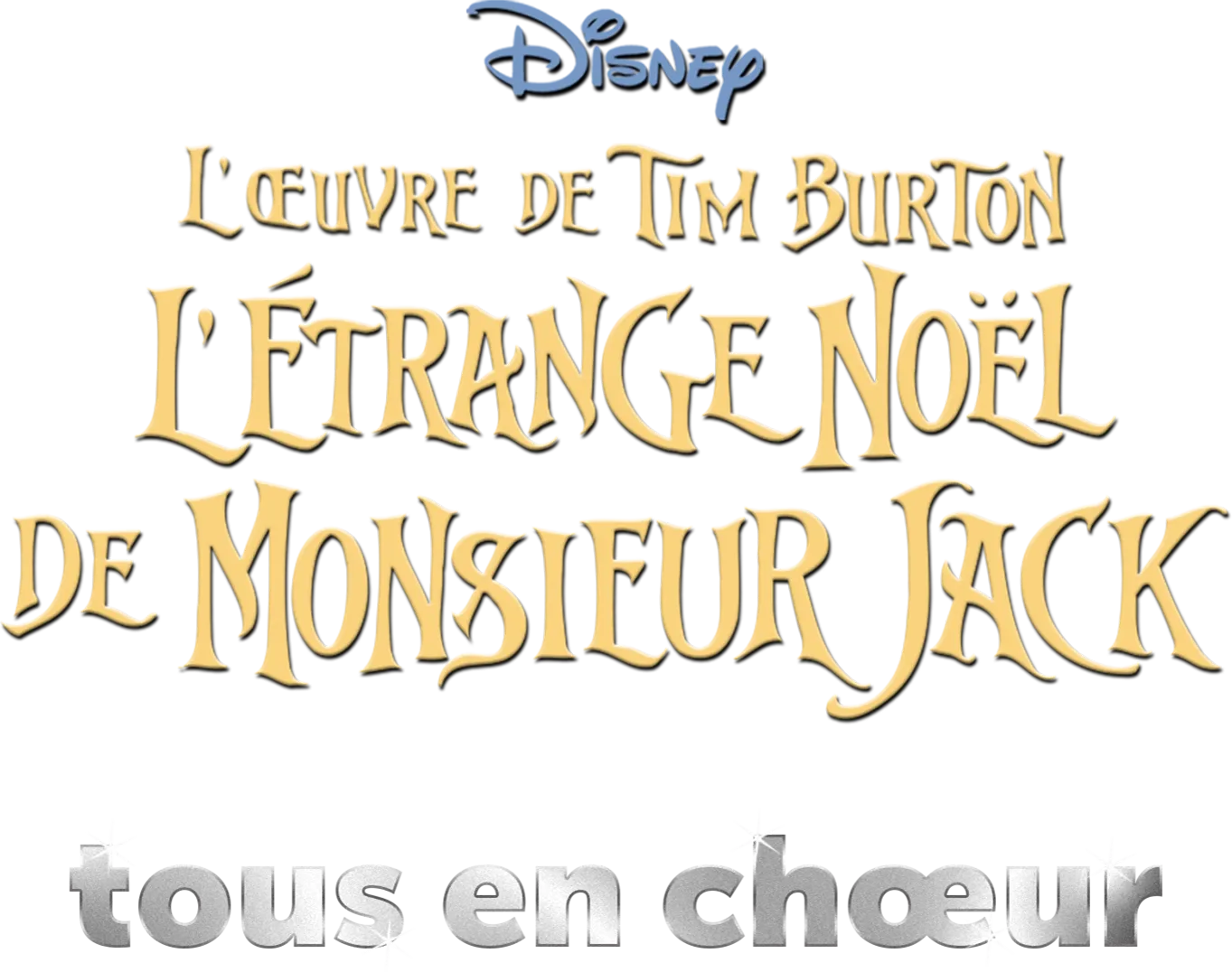L’Œuvre de Tim Burton L’Étrange Noël de Monsieur Jack  tous en chœur