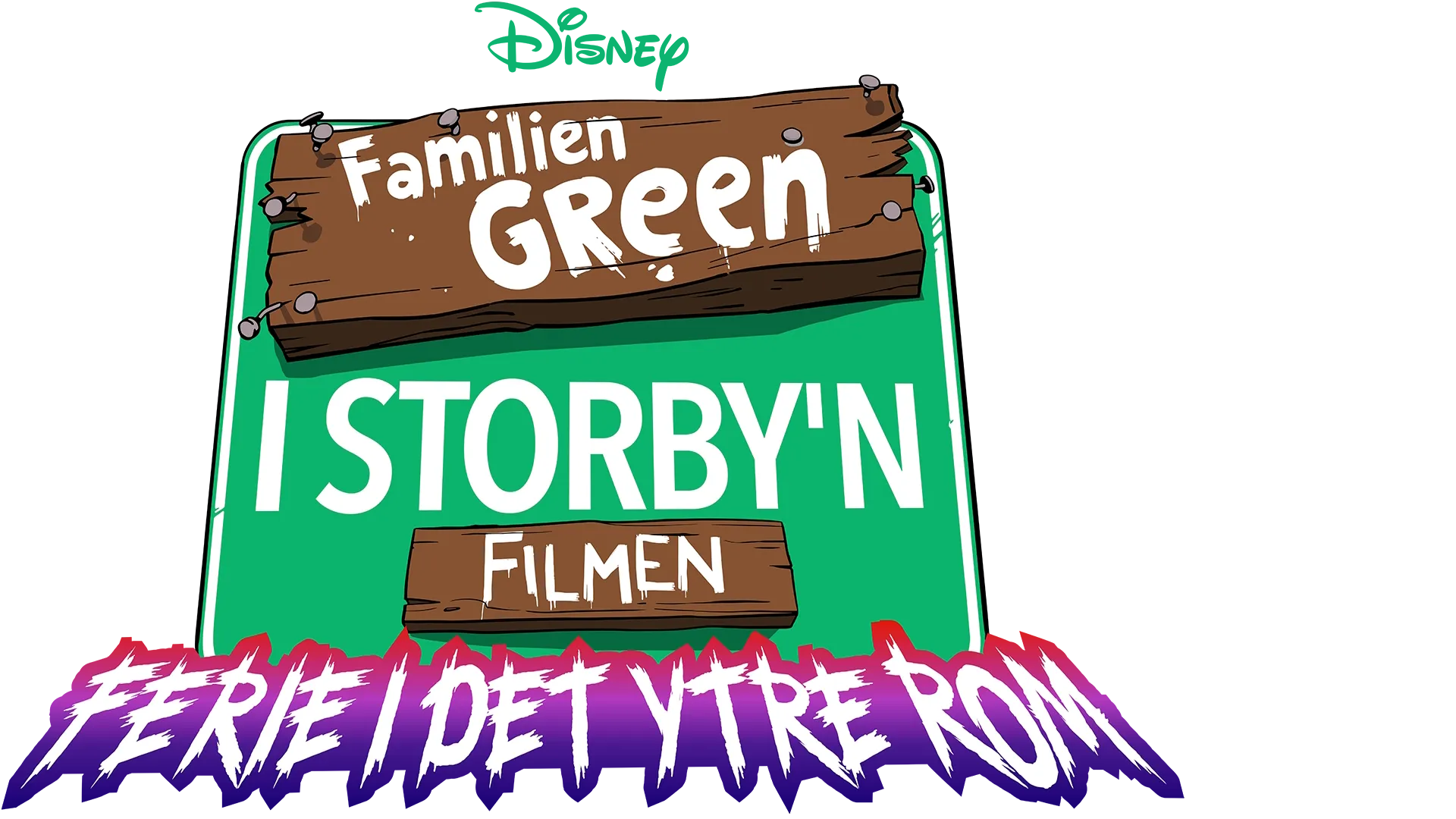 Familien Green i Storby’n Filmen: Ferie i det ytre rom