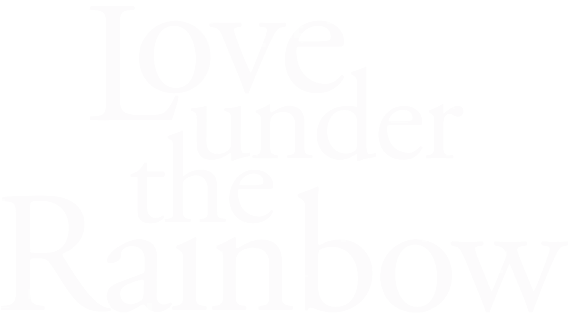 Love Under The Rainbow