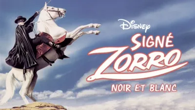 Signé Zorro noir et blanc