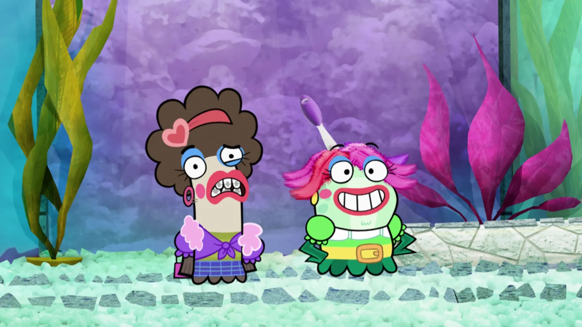 thumbnail - S1:E5 Fish Sleepover Party / Happy Birthfish, Jocktopus