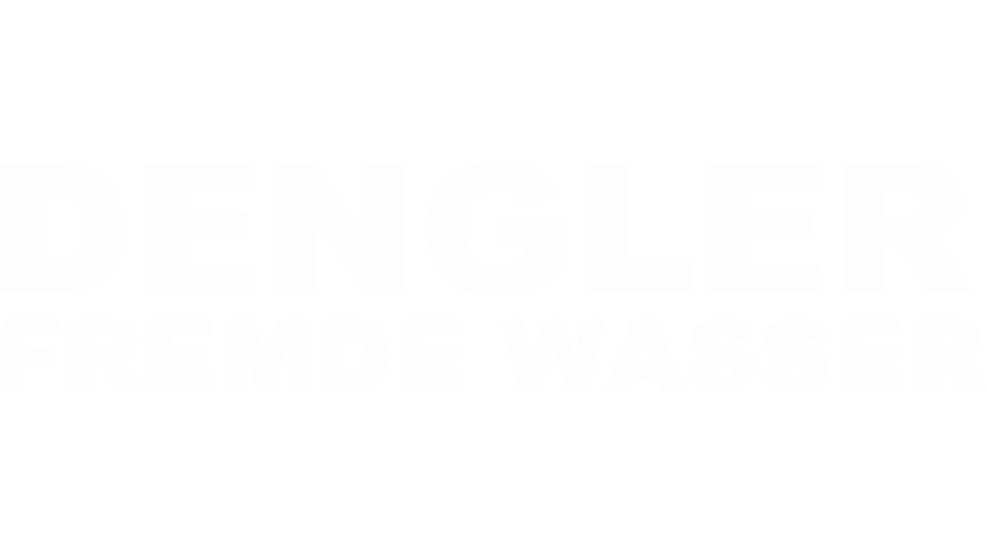 Dengler - Fremde Wasser