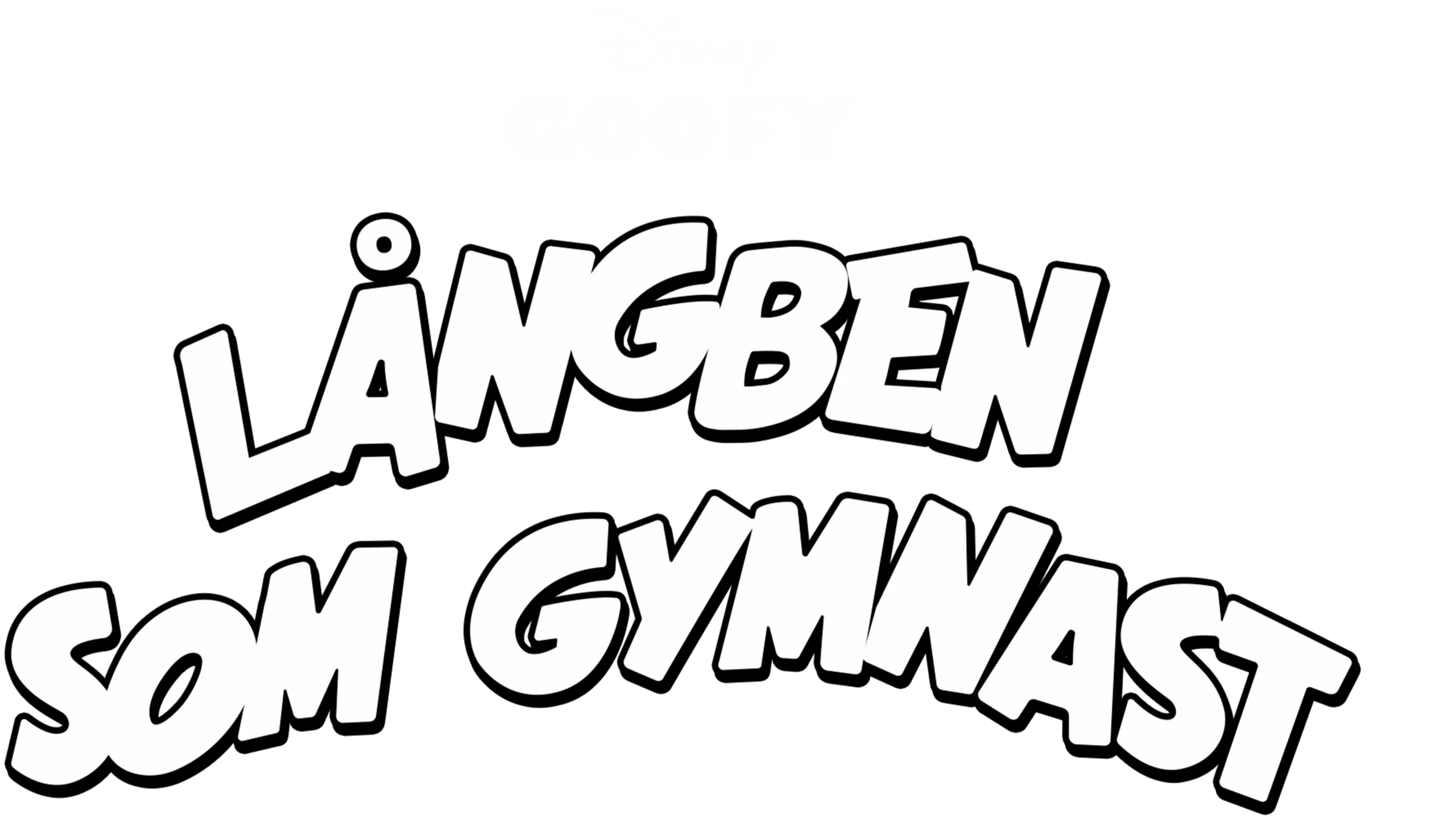Långben som gymnast