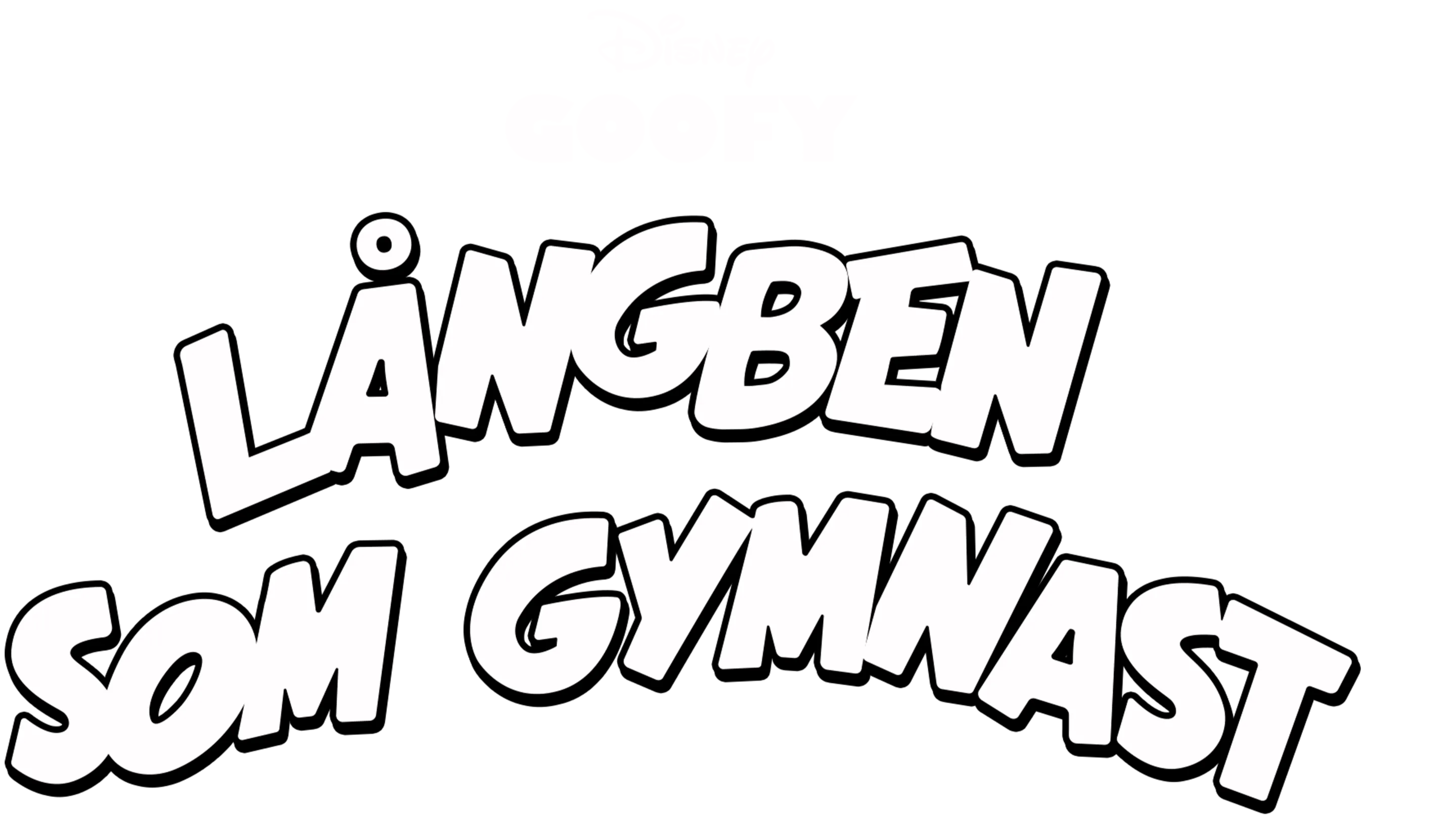Långben som gymnast