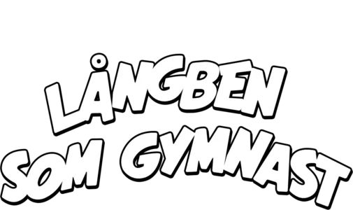 Långben som gymnast