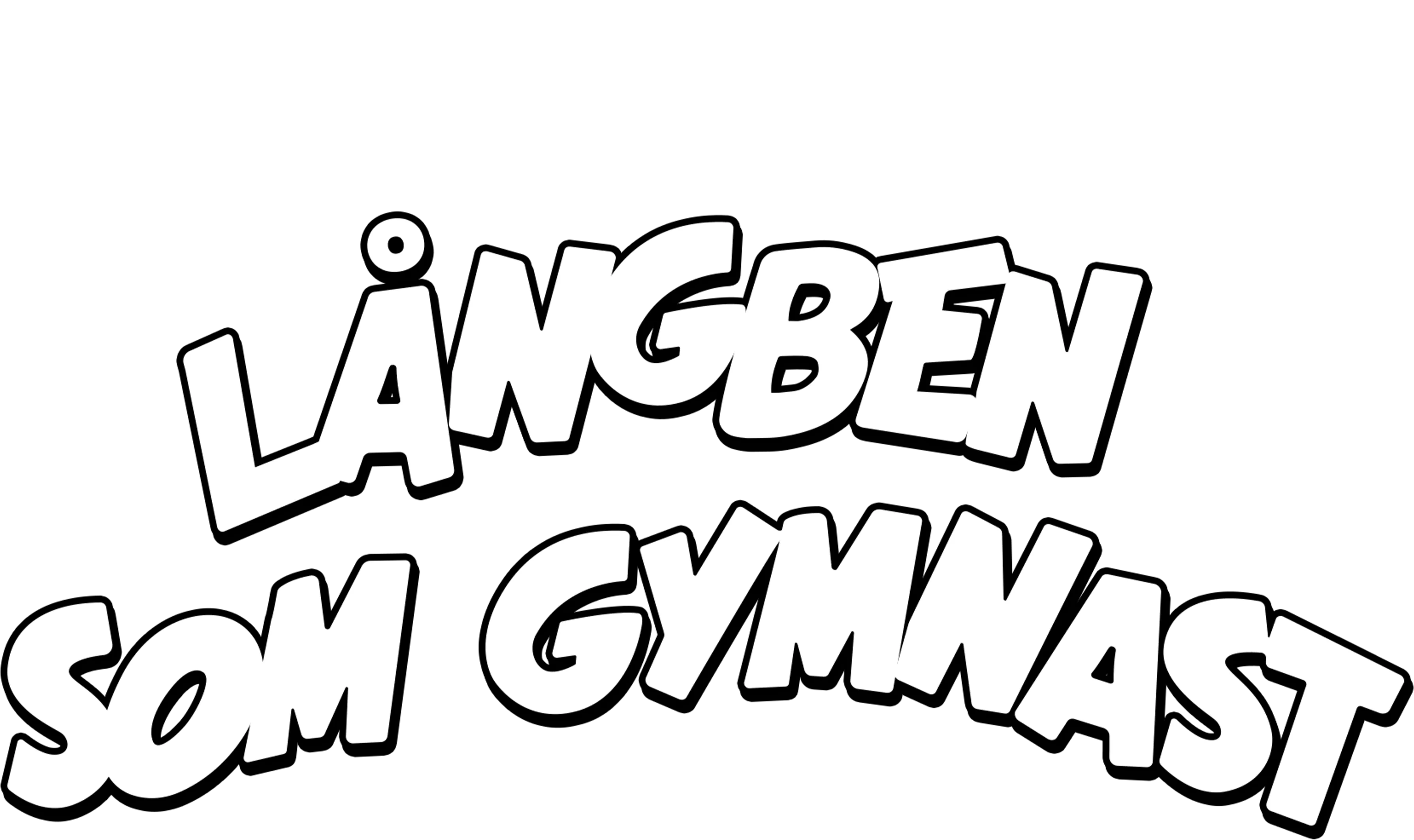 Långben som gymnast