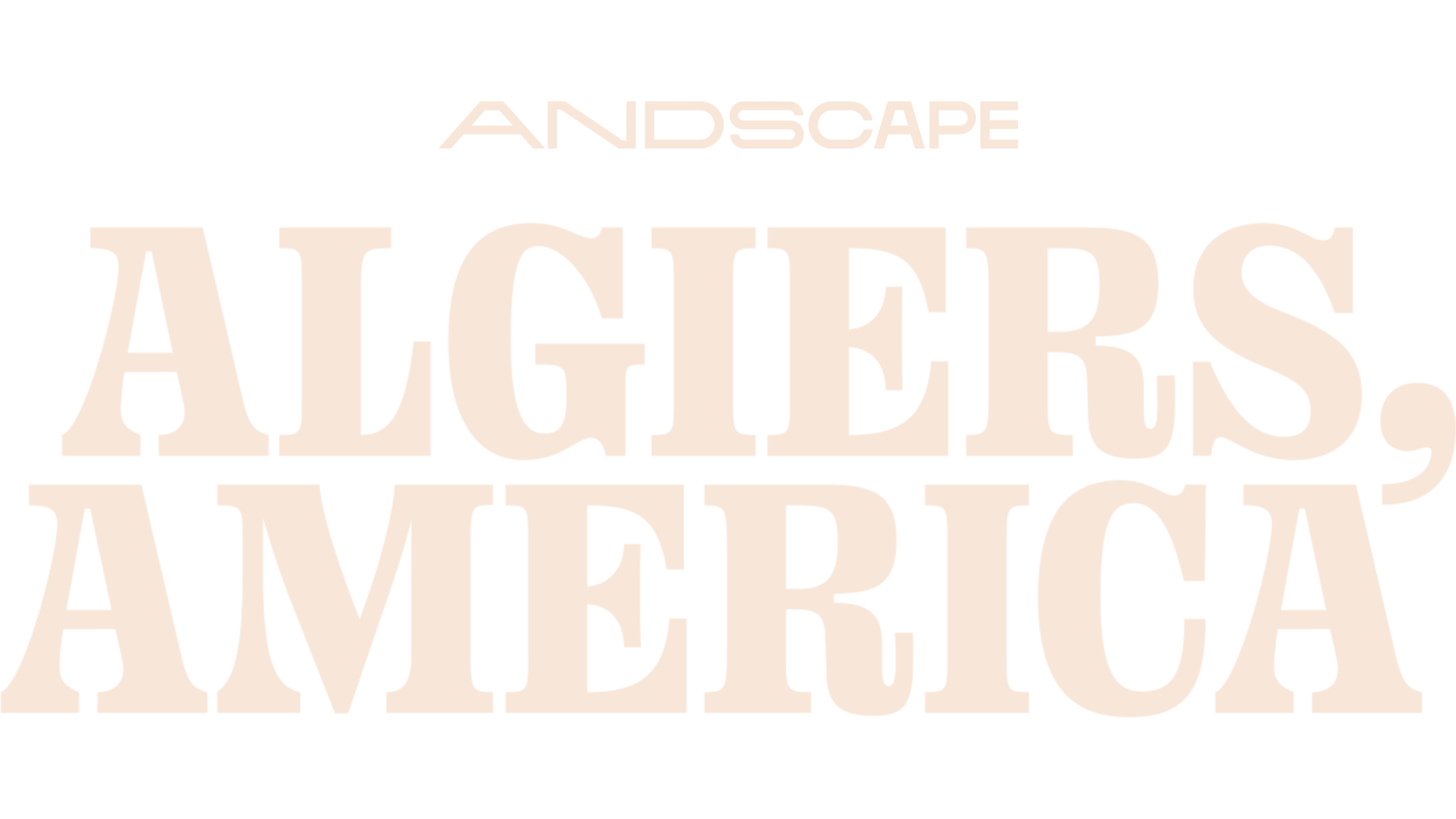 Algiers, America