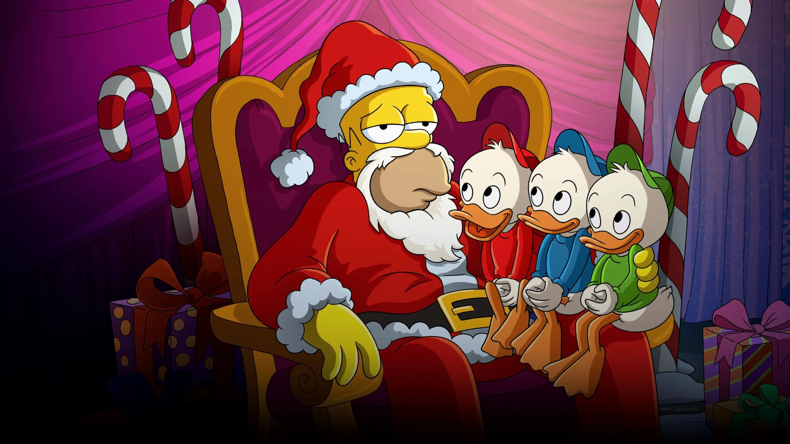 Los Simpson conocen a los Bocelli en "Feliz Navidad"