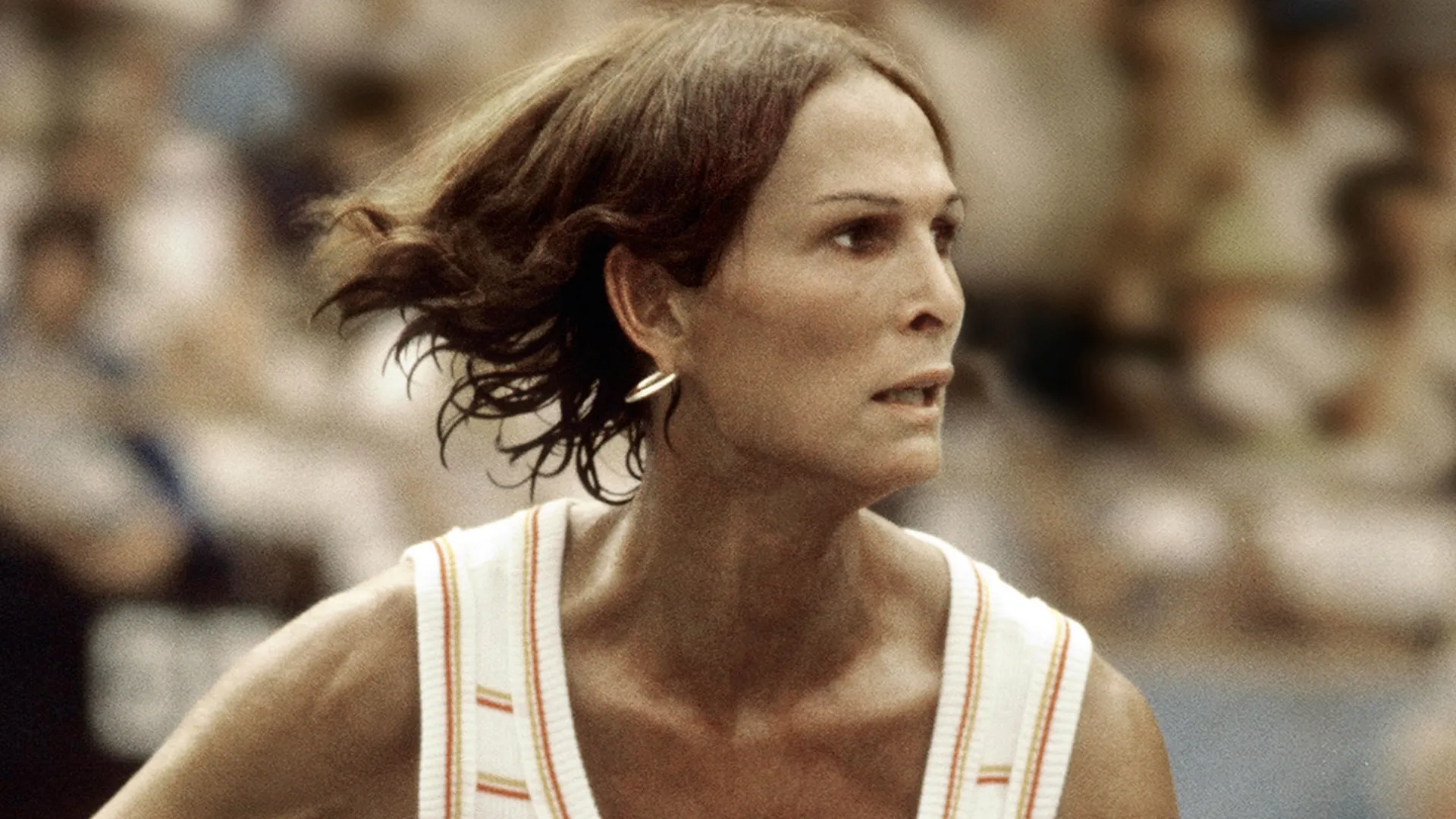 Renee Richards during a match.