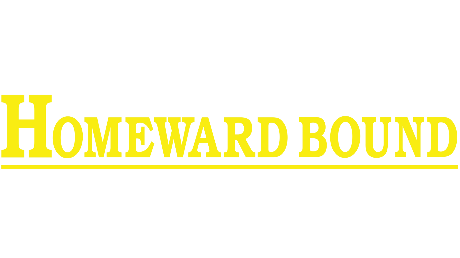 Homeward Bound: The Incredible Journey