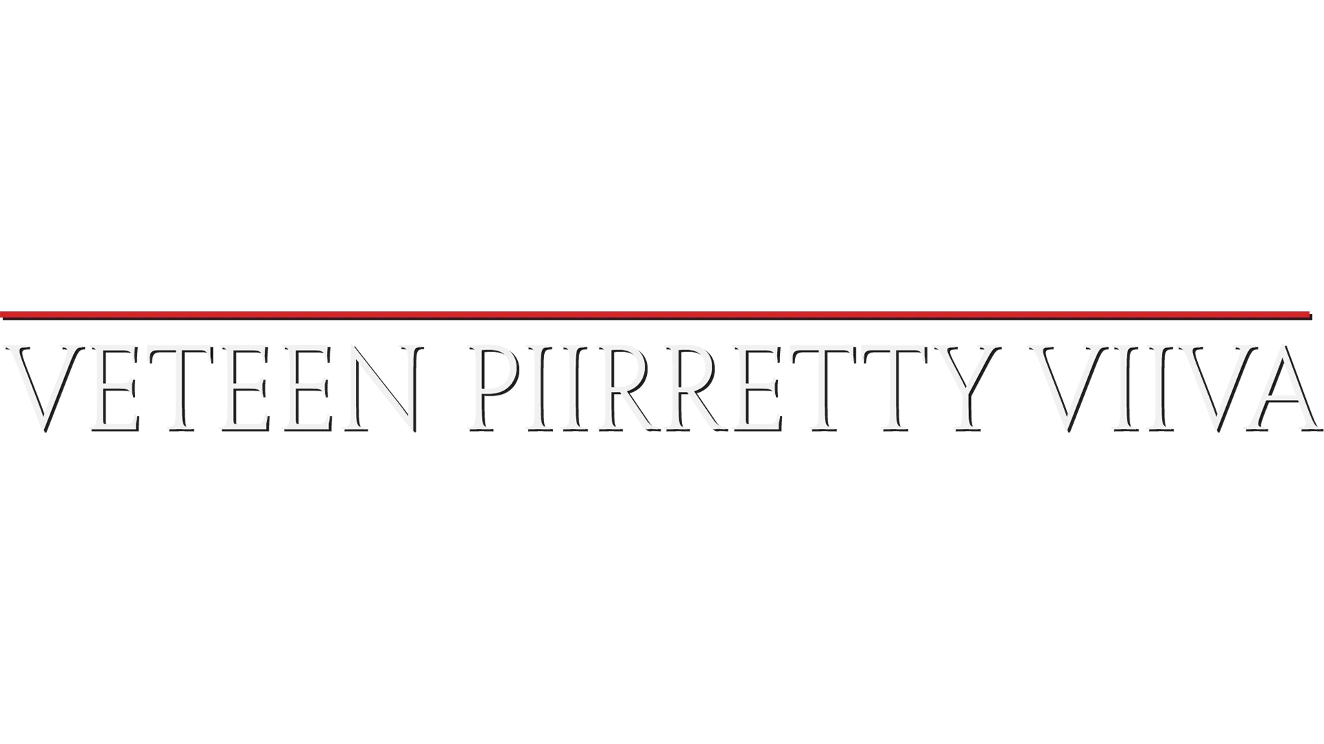 Veteen piirretty viiva